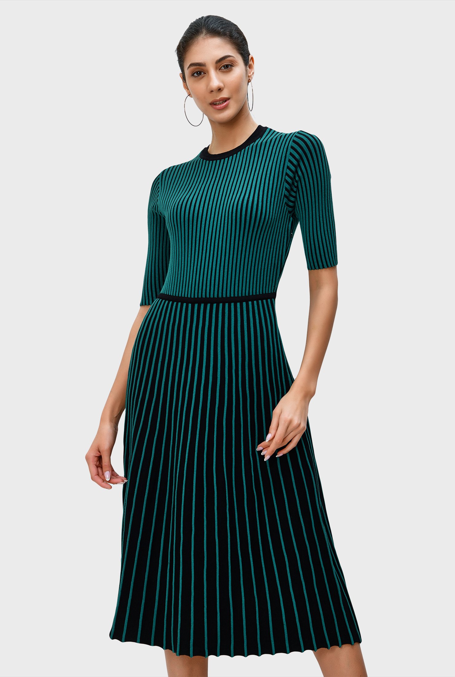 herlipto Trimmed Cable Knit Two-Piece