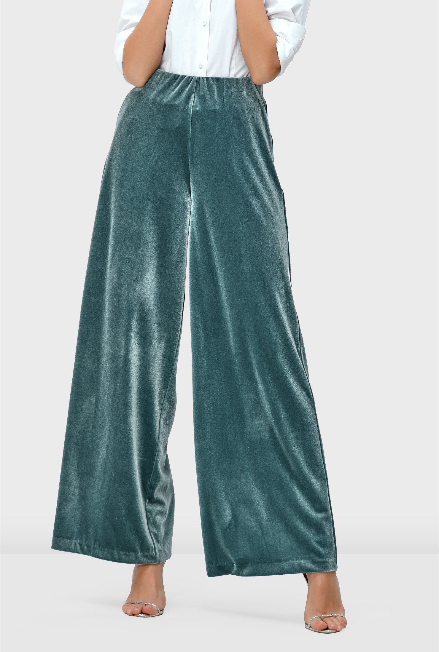 Women's New High Waist Elastic Bow Printed Velvet Casual Pants Sweatpa –  KesleyBoutique