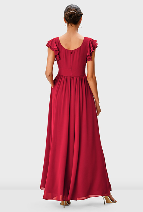 【関税&送料込】ISPIRED BY AKEP Dresses Zapaka Women Ivory A-Line Lace Wedding Dress with Slit