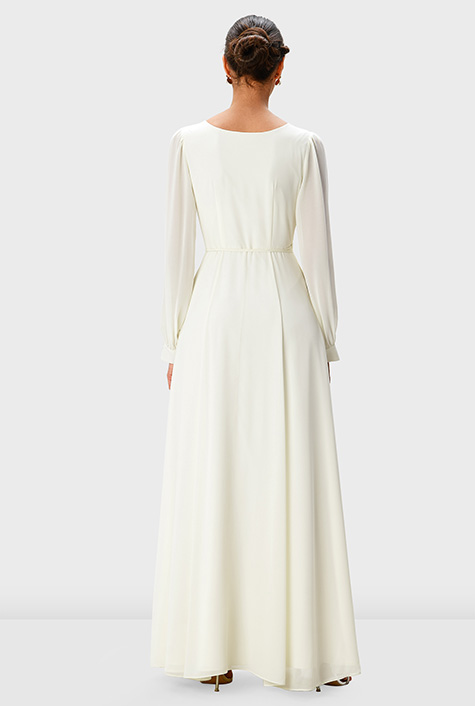 Acka sheer shoulder dress （ivory） 即購入可 Acka sheer shoulder dress （ivory） 即購入可