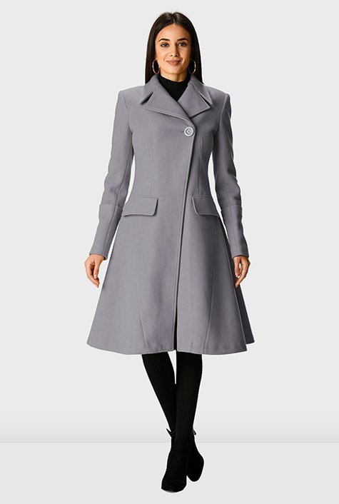 Shop Melton-look frock coat