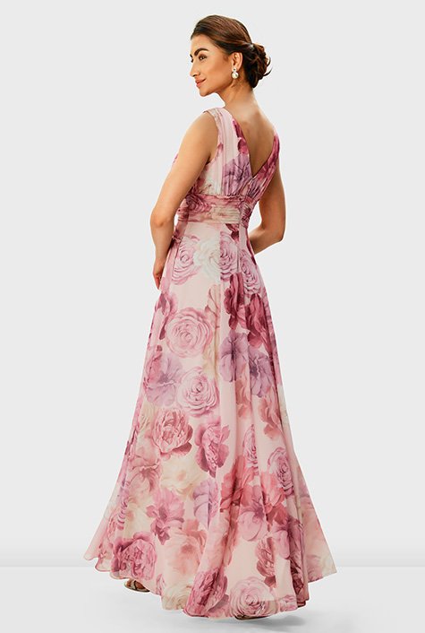 Mckenna Impact Dress in Rose Taupe, Statement Maxi Dress