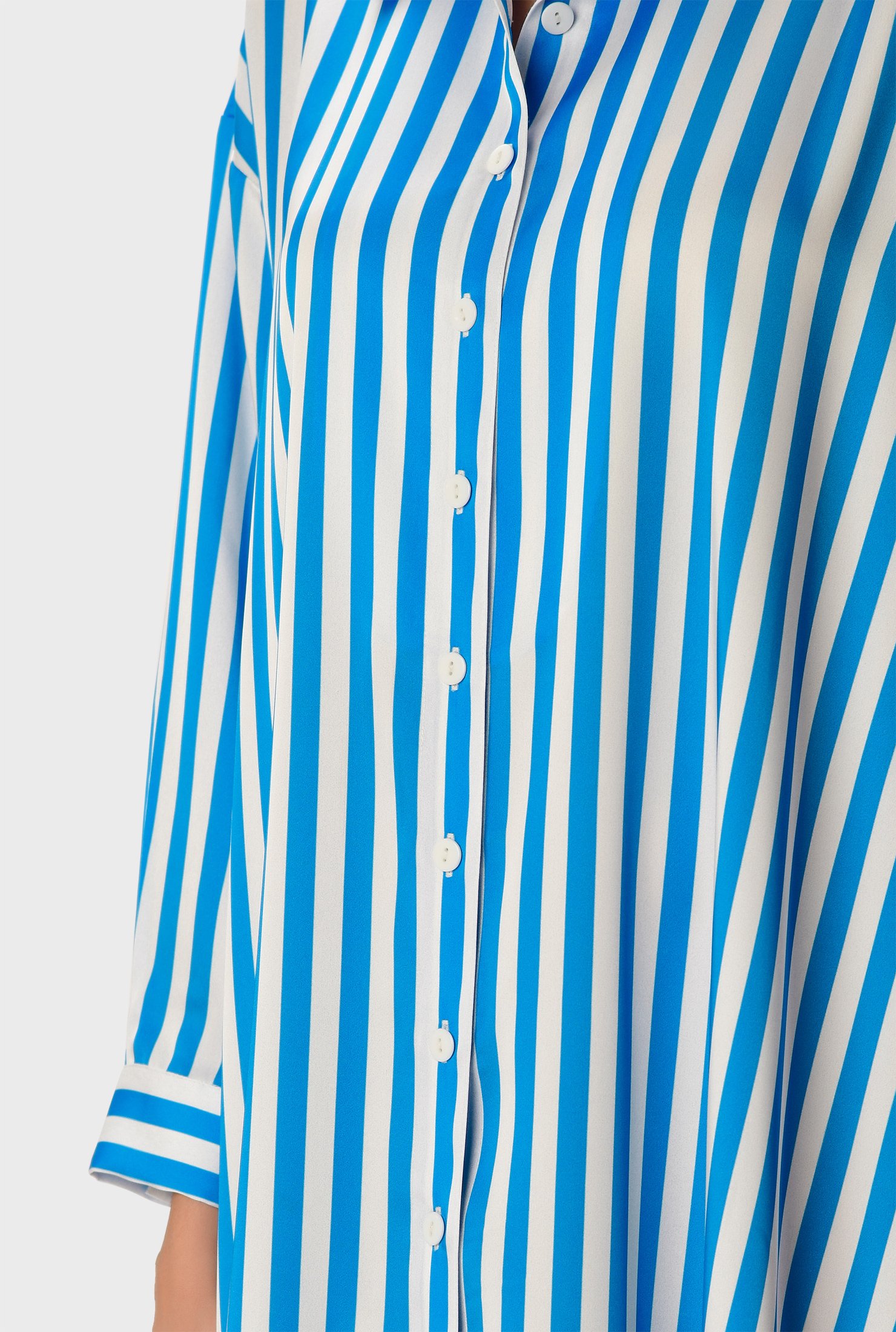 トゥデイフル Georgette Stripe Shirts 正式 ladonna.co.jp