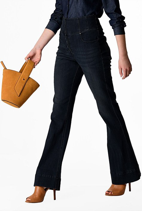 Designer Classic-Cut Jeans : classic-cut jean