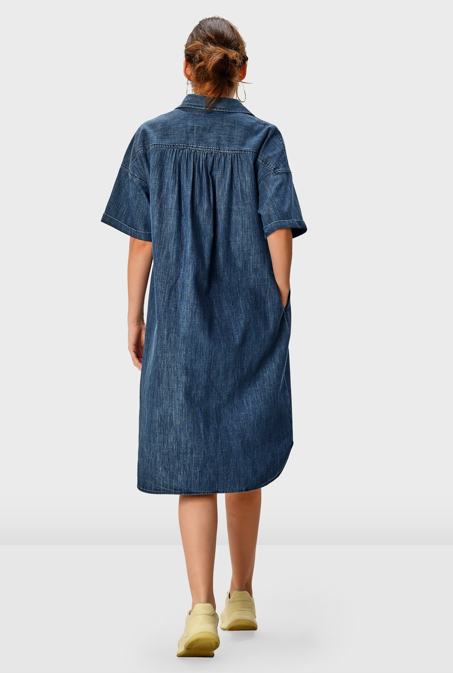 eshakti denim dress