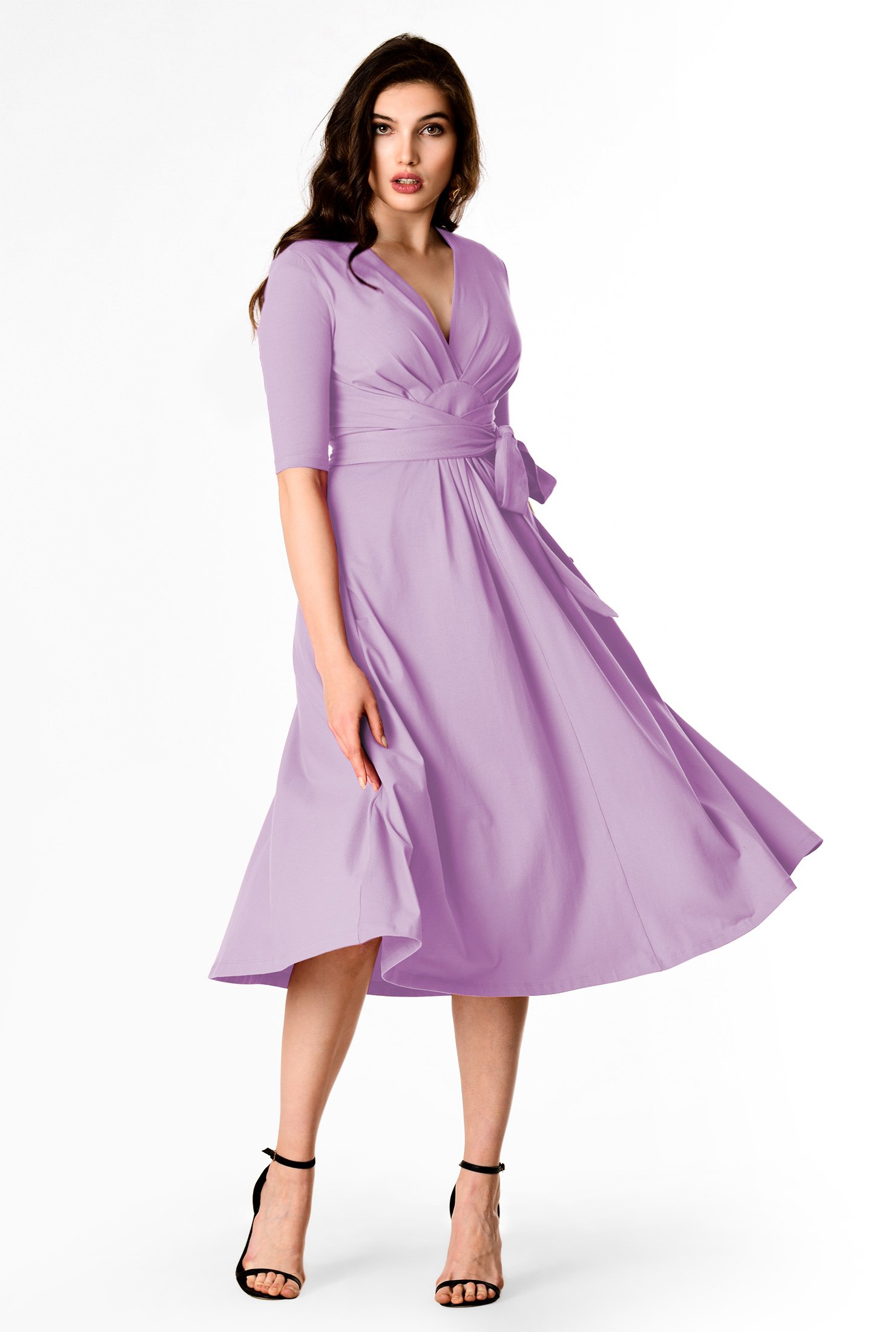 eshakti purple dress