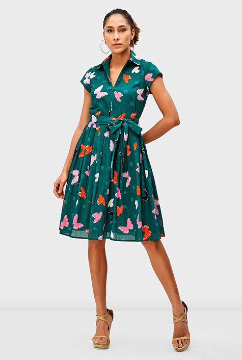 Phase eight helena outlet floral belted dress