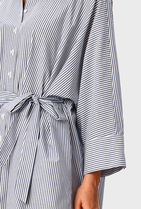 【送料&関税込】Patou Striped Cotton Shirtdress Patou | Elegant & chic dresses, women's jumper dress - Patou.com