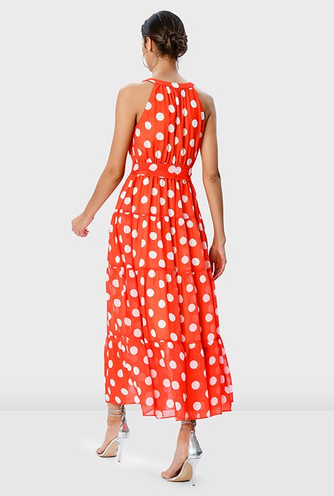 Eshakti polka clearance dot dress