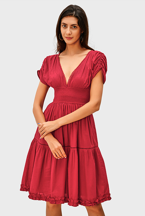 eshakti red dress