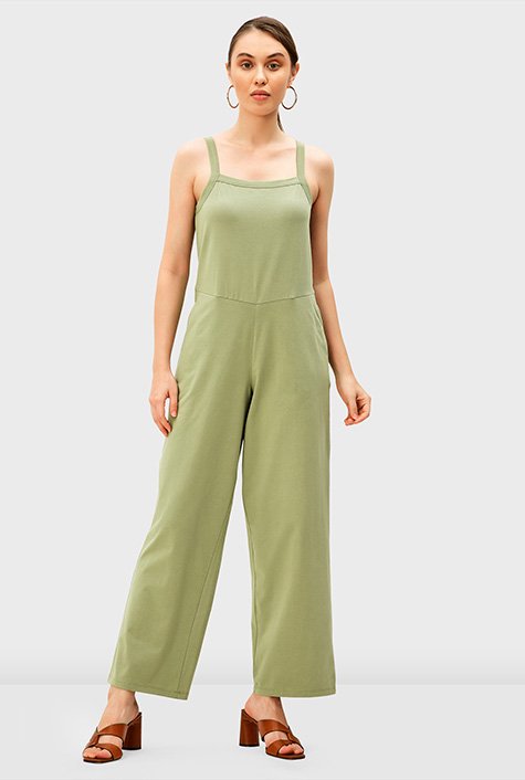 Jersey cotton hot sale jumpsuit