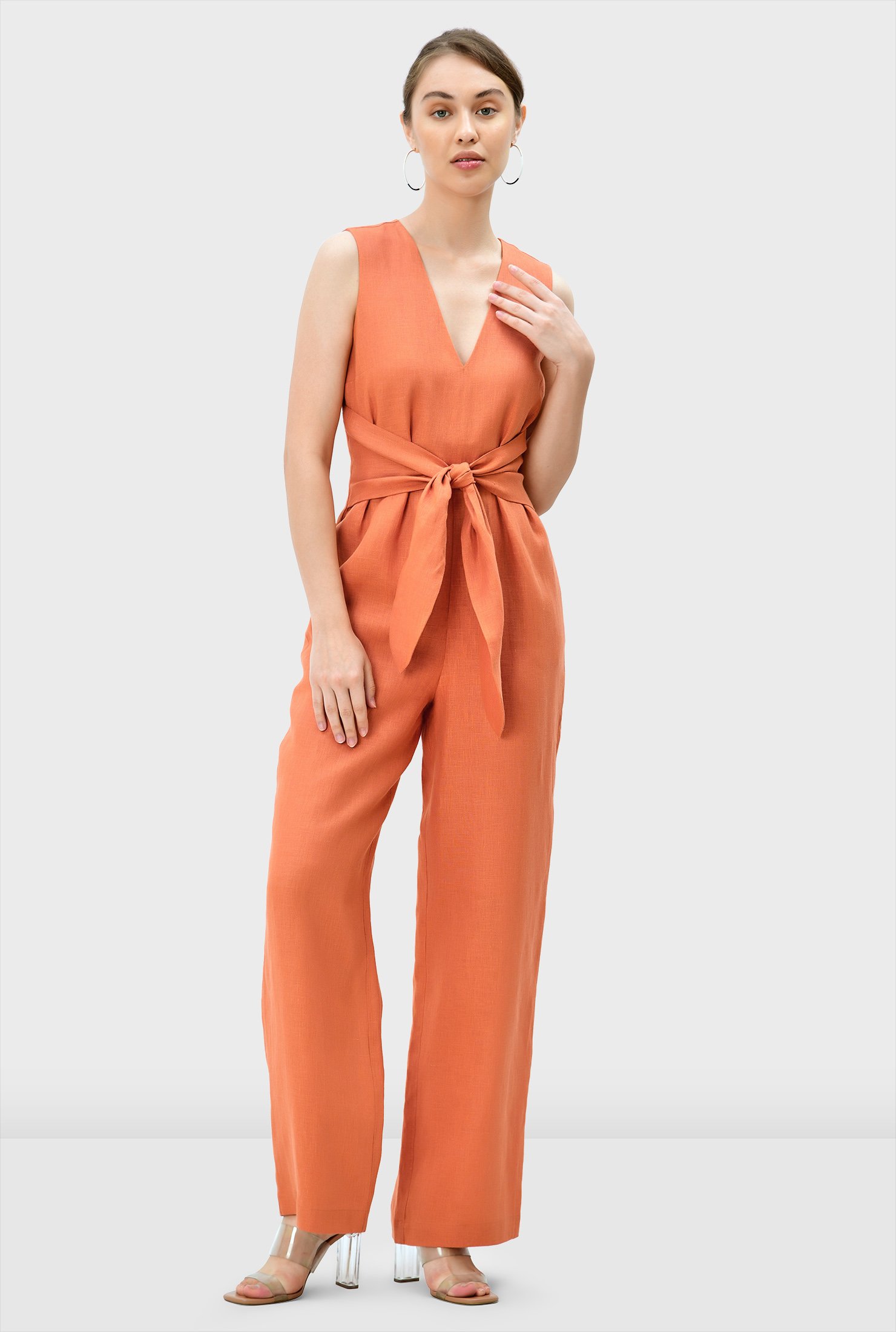 light orange jumpsuit