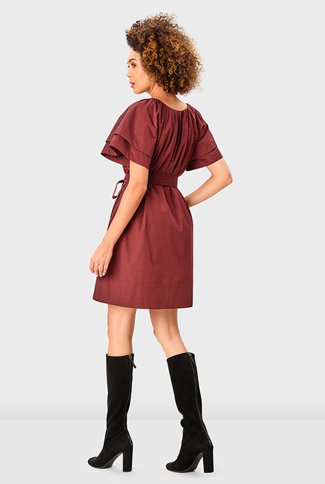 Tie waist hotsell shift dress