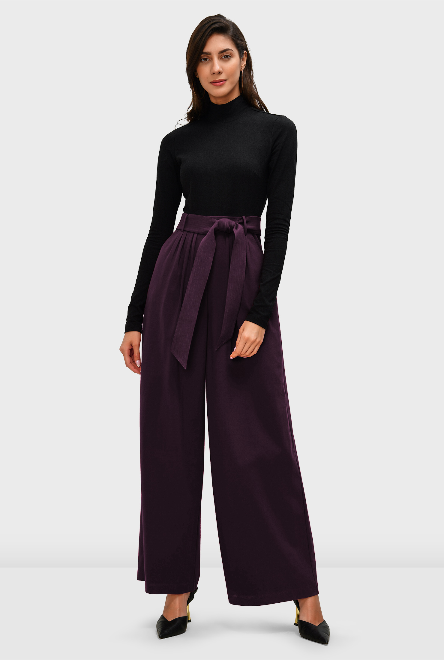 Shop Cotton jersey sashtie jumpsuit eShakti