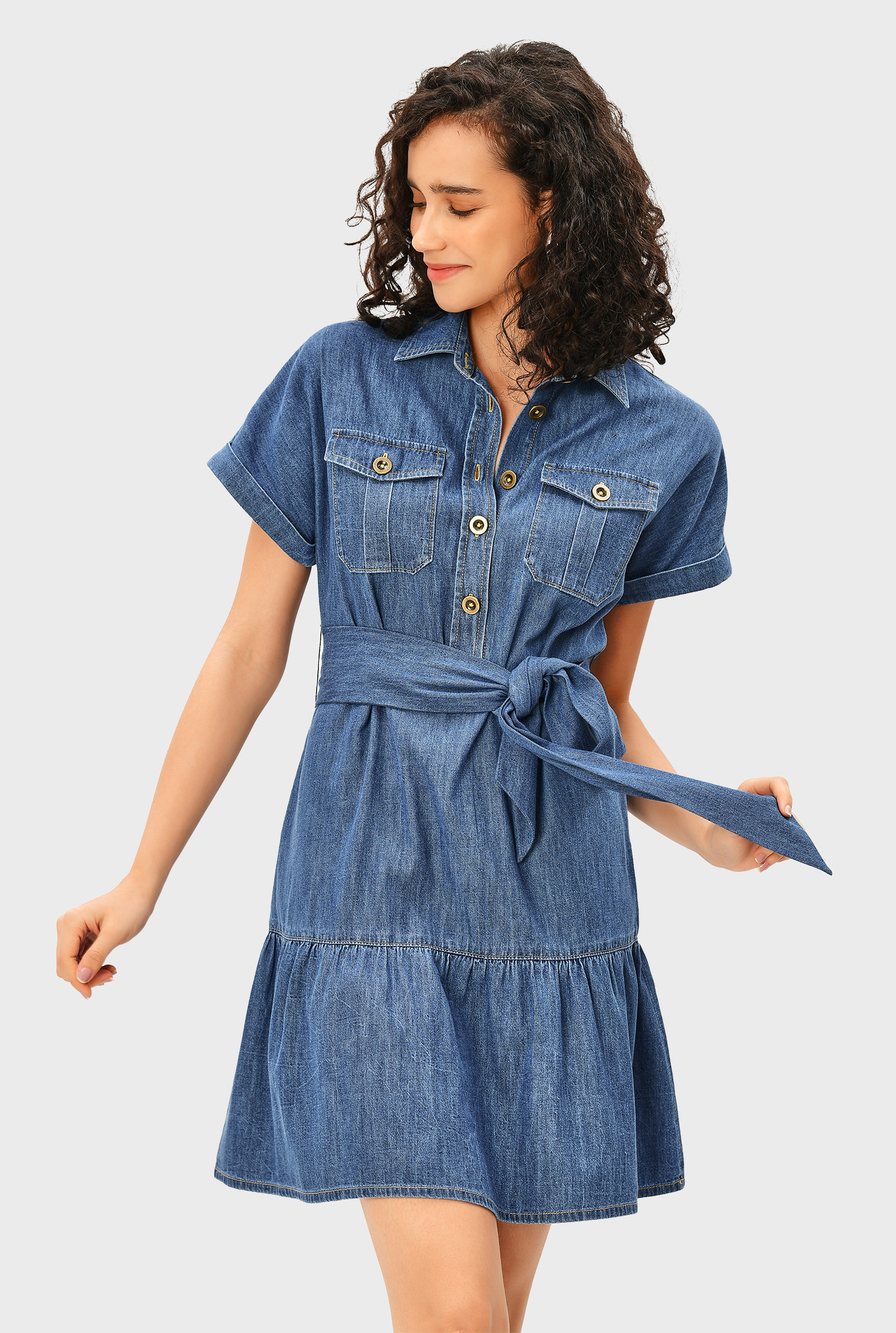 UND 3WAY DENIM DRESS S ブラック　インディゴ 11/22(火)新作情報！明日はUND 3WAY DENIM DRESSなどがいよいよ
