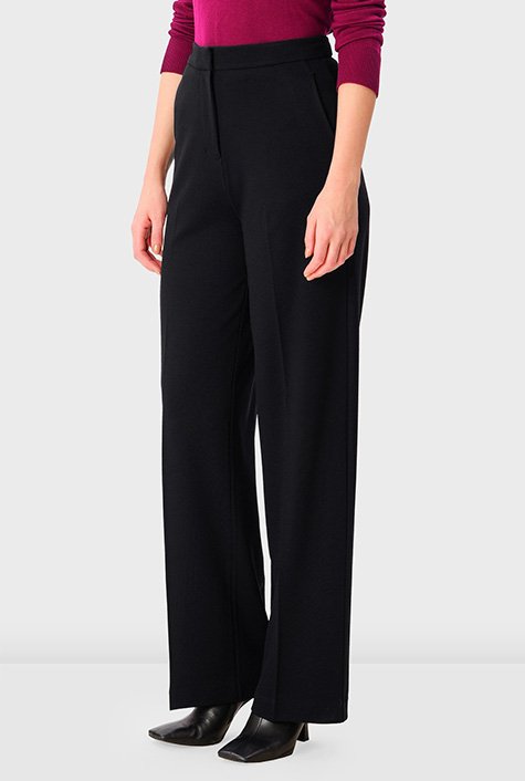 Ponte Knit Slim Leg Pant | Calvin Klein