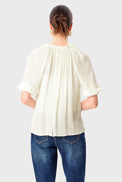 crinkle crinkle crinkle shirts 3D ブラック crinkle crinkle crinkle/クリンクル クリンクル クリンクル】3D
