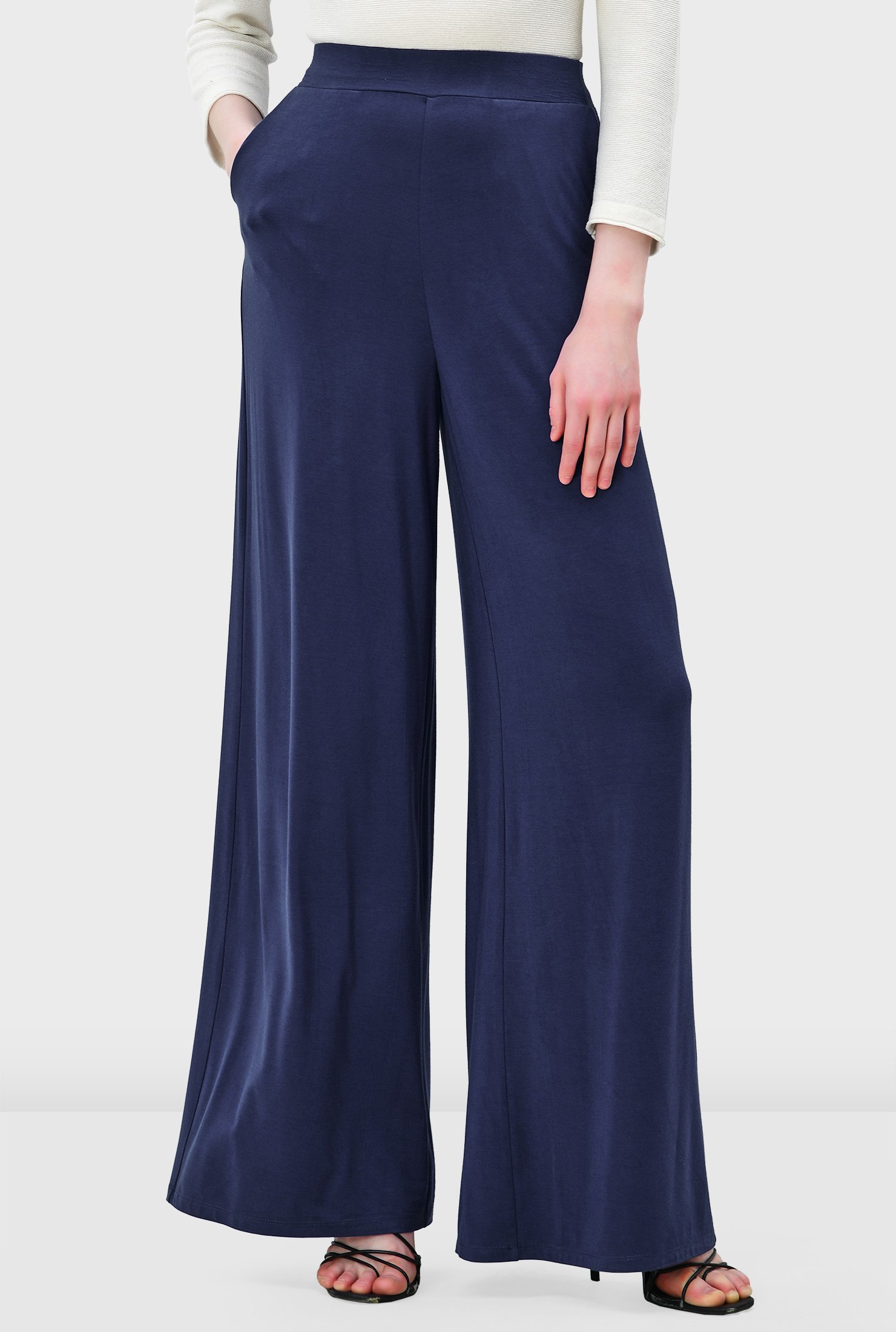 Blue Palazzos - Buy Trendy Blue Palazzos Online in India | Myntra