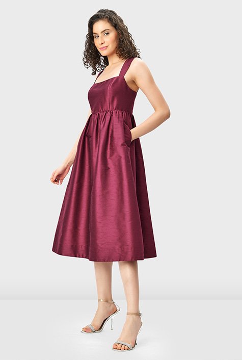 Dupioni bridesmaid dresses best sale