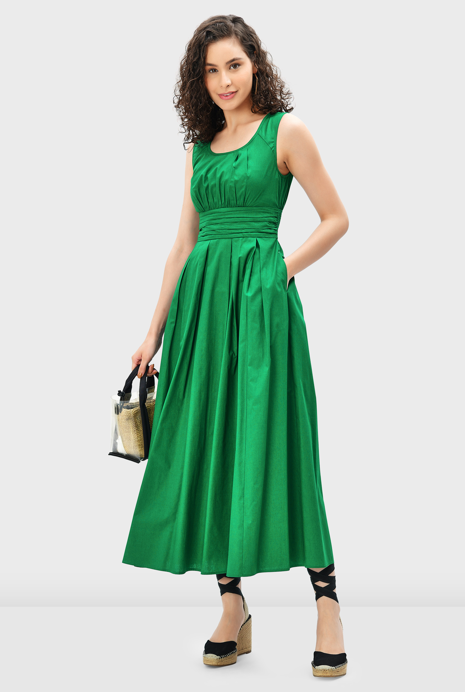 Shop Cotton poplin Chelsea dress | eShakti