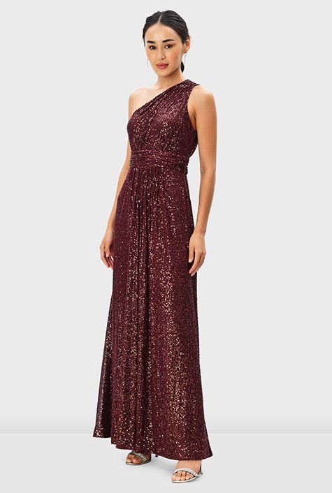 Mesh/Polyester Party Wear Martini Women Black Golden Sequin Mesh Party Gown  at Rs 875 in Gurugram