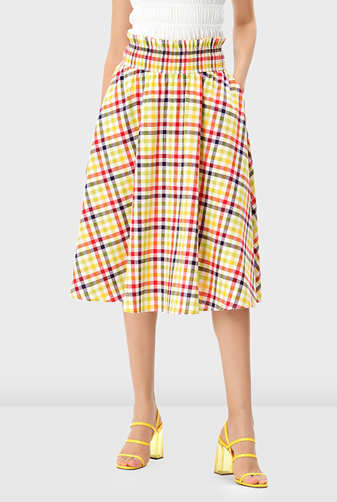 ëpa epa エパ gingham skirt ëpa epa エパ gingham skirt