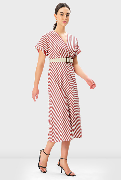 【関税＆送料込み】ChloAC Cotton Dress CCTOO Women's Summer Wrap Maxi Dress Casual Bohemian Floral