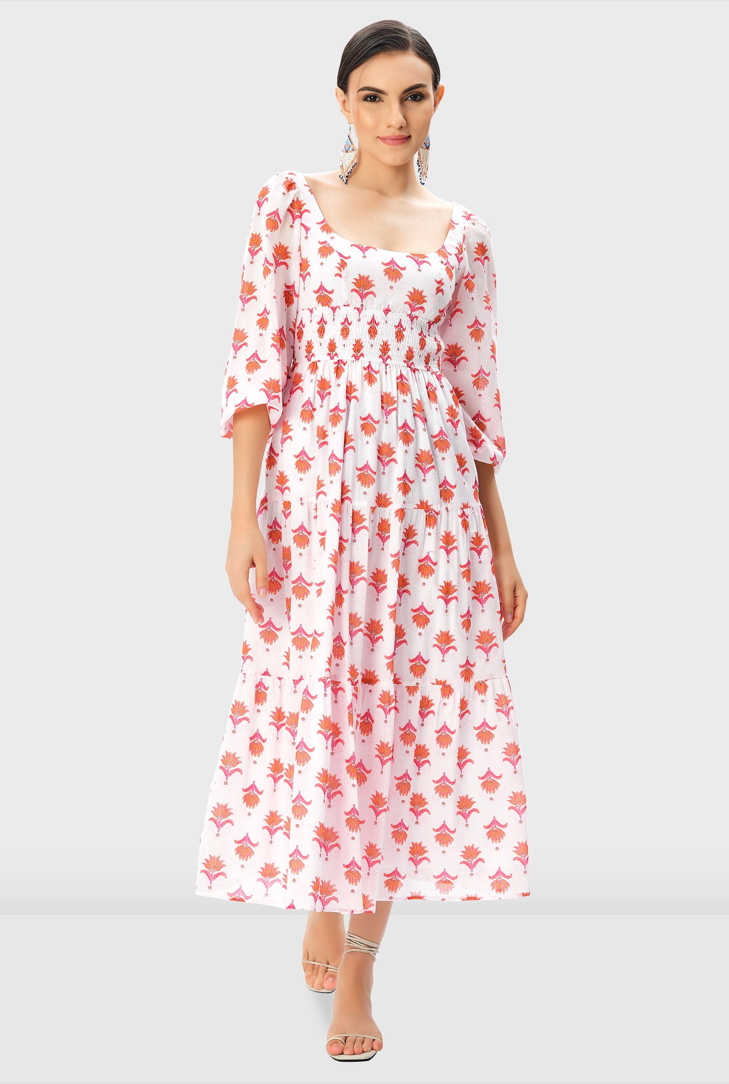 大人気新品 VENIT DRESS PRODUCTDYEING COTTON SILK ロングワンピース