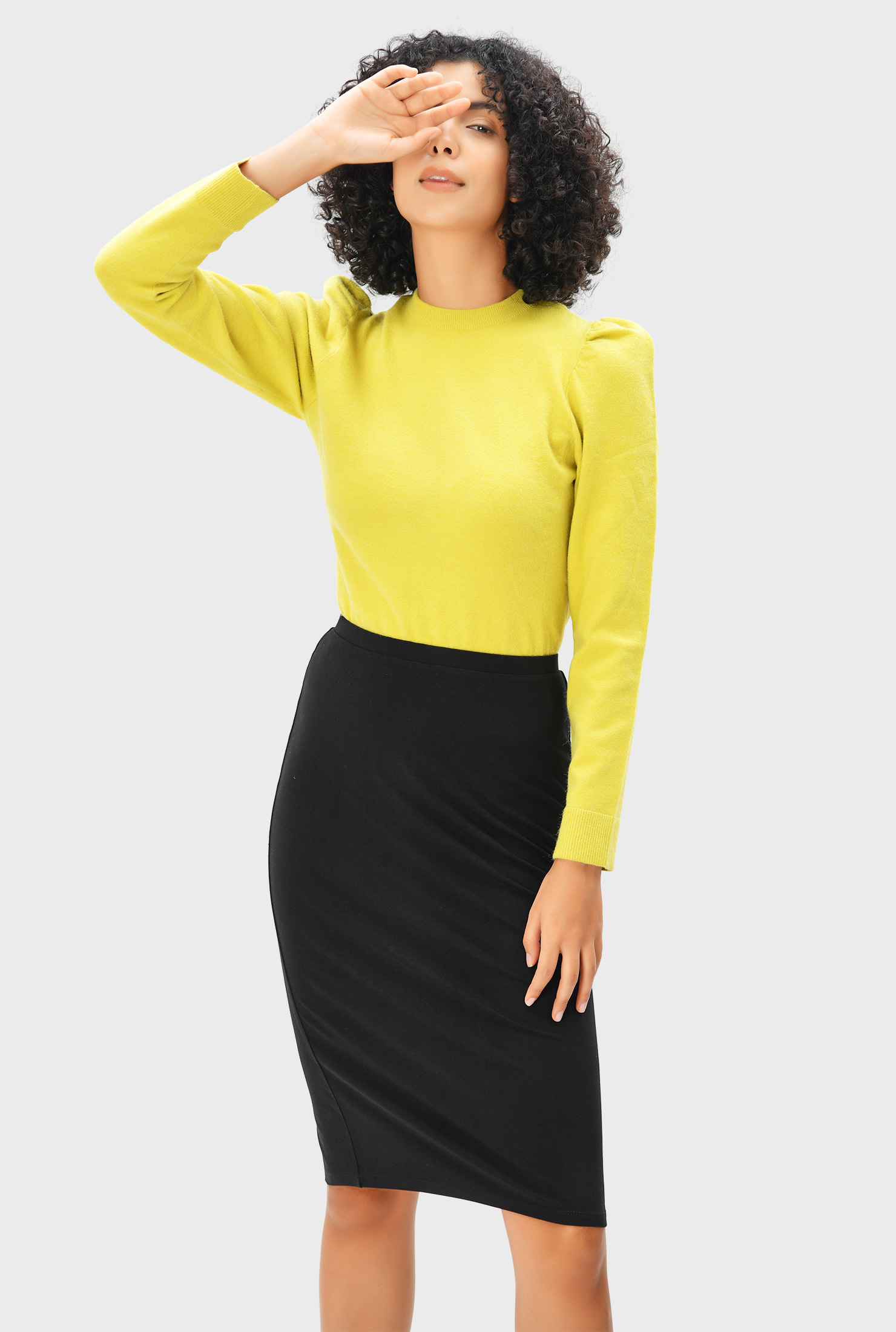 スカート Sretsis Unicorn Pencil Skirt jerry_s-306-lycra-over-mesh-