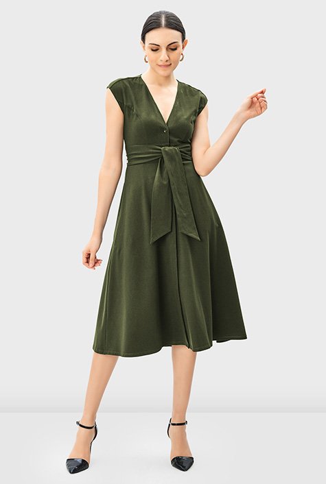 Empire waist shirt dress on sale