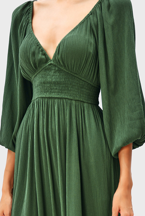 専用出品です。 independent　green clothing　26.5 CROPPED ELASTICATED WIDE-LEG PANTS - GREEN | COS