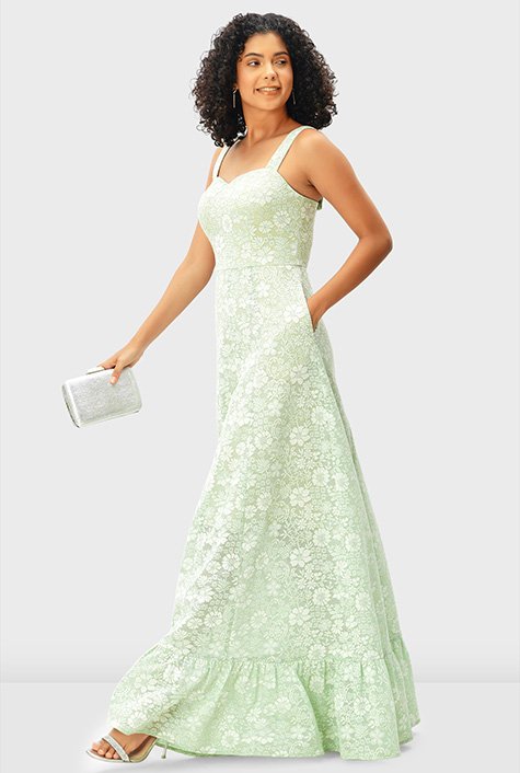 Flirty flounce gown deals