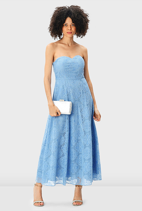 MEDI INDIAN POOL MARBLE DRESS ターコイズ　Tall Manila Dress in Trellis in Indigo – MIRTH