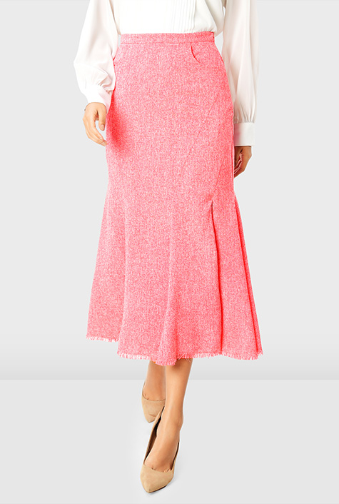 【BAON】Purau cutting incision midi skirt BAON】Purau cutting incision midi skirt (BAON/スカート