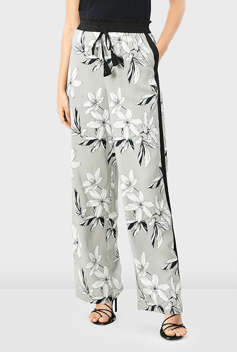 Shop Tie front crepe ruffle shirt | eShakti