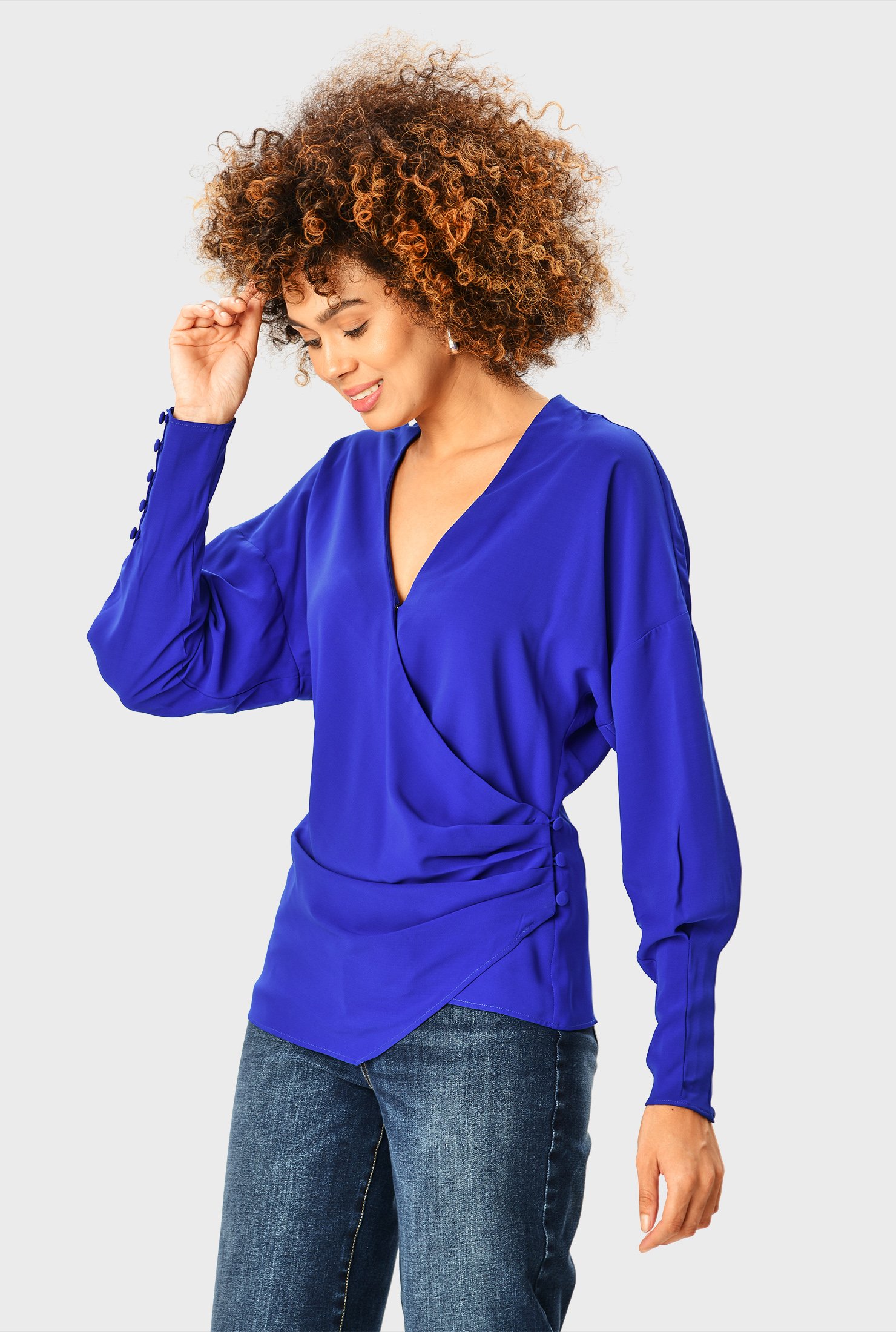 shop-asymmetric-hem-crepe-twill-wrap-top-eshakti