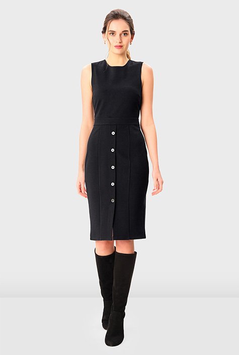 Zip back sheath on sale dress