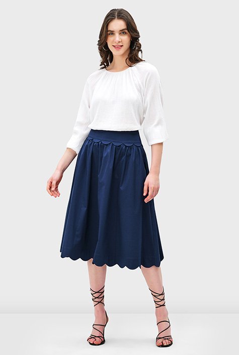 Embellished on sale ruched skirt