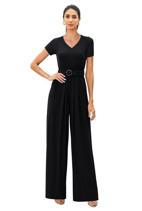  MakeMeChic Women's Collar Zip Up Long Sleeve Flare Jumpsuit  Romper Bodysuit Pants Unitard Jumpsuits Black XS : Clothing, Shoes & Jewelry